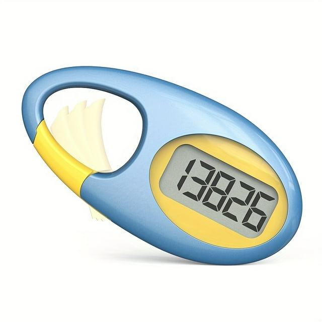 Simple 3D Step Counter, Walking Pedometer, Steps Tracker With Neck Lanyard And Carabiner For Men