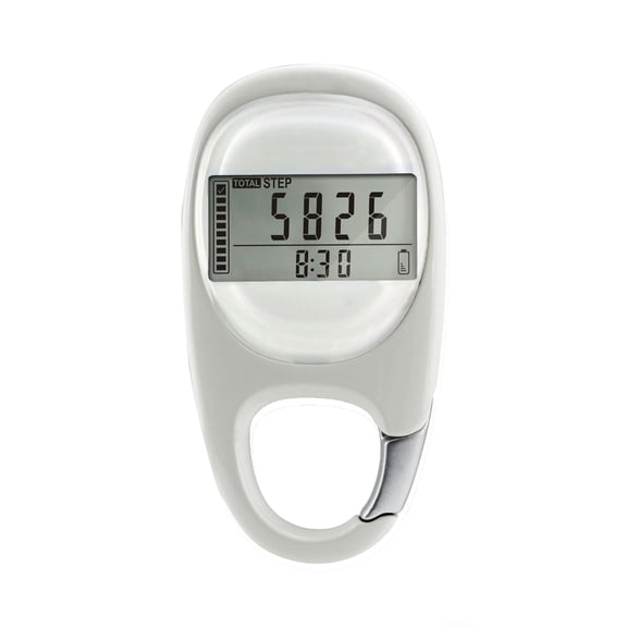 Simple 3D Walking Pedometer Portable Sports Pedometer with Clip Accurate Fitness Trackers for Walking, Running, Sports