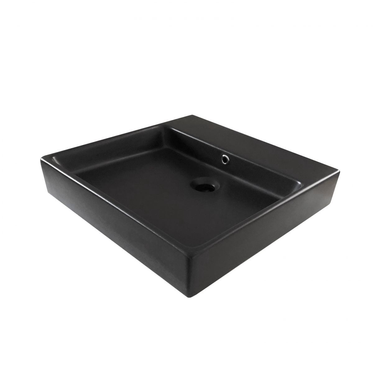 Simple 50.50B.00 BM Wall Mount/Vessel Bathroom Sink Without Faucet Hole ...
