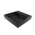 thumbnail image 1 of Simple 50.50B.00 BM Wall Mount/Vessel Bathroom Sink Without Faucet Hole in Matte Black, 1 of 1