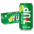 thumbnail image 1 of Simple 7UP Caffeine Free Lemon Lime Soda Pop, 12 fl oz, 12 Pack Cans, 1 of 9
