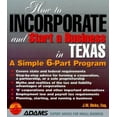 thumbnail image 1 of Pre-Owned How to Incorporate and Start a Business in Texas (Paperback) 1558505954 9781558505957, 1 of 1