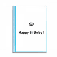thumbnail image 1 of Simple Aable English Happy Irthday Book Sheet Protectors Portfolio Binder Folder, 1 of 3