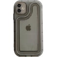 thumbnail image 1 of Simple Advanced Transparent Airbags Soft Phone Case Compatible with iPhone Case (Black,iPhone 12 Pro), 1 of 7