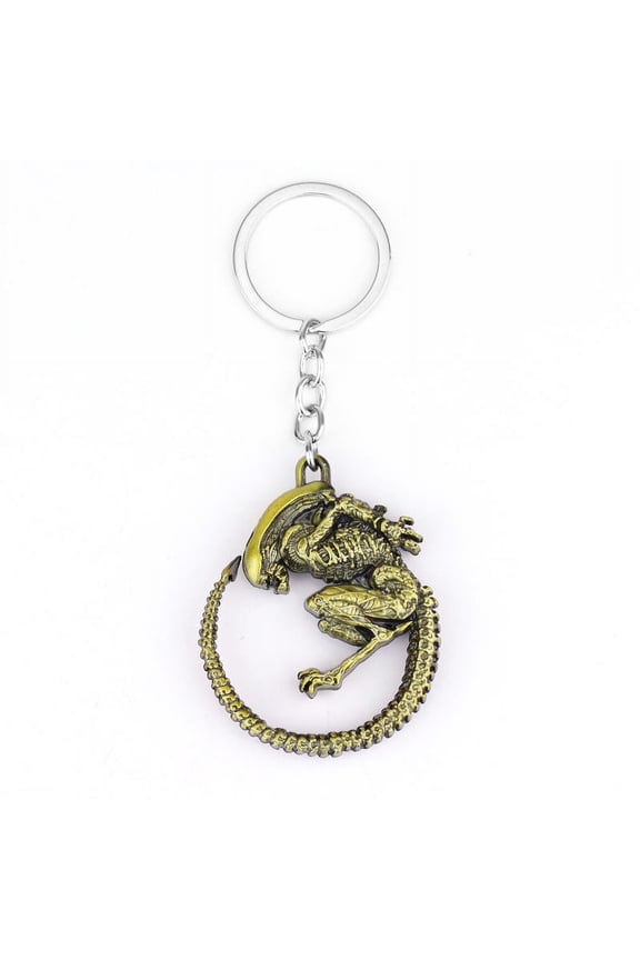 Simple And Creative Alien Battle Keychain