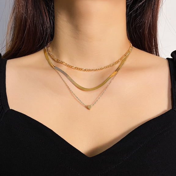 Simple And Light Luxury Snake Bones Chain Minority Design