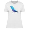thumbnail image 1 of Simple Art Blue Lovebird T-Shirt Women -Image by Shutterstock, Female Large, 1 of 2