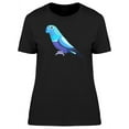 thumbnail image 1 of Simple Art Blue Lovebird T-Shirt Women -Image by Shutterstock, Female Small, 1 of 2