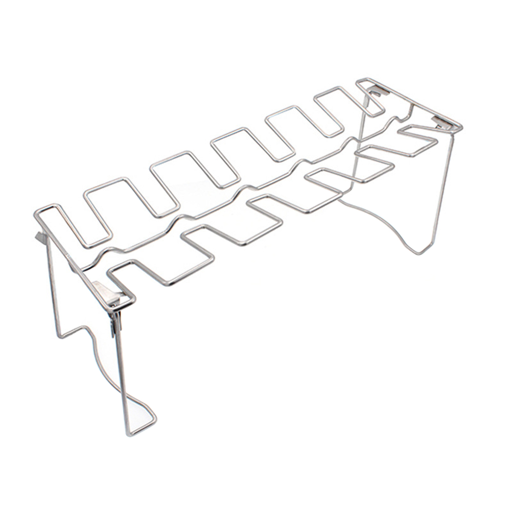 Simple BBQ Tools Chicken Leg Rack Bbq Machine Portable Grill Camping