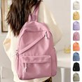 thumbnail image 1 of Simple Backpack For Women Men Aesthetic Backpack Lightweight Casual Daypack Basic Backpack for Daily Travel, 1 of 4