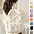 thumbnail image 1 of Simple Backpack For Women Men Aesthetic Backpack Lightweight Casual Daypack Basic Backpack for Daily Travel, 1 of 4