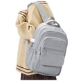 thumbnail image 1 of Simple Backpack for School Teenagers Aesthetic Backpack, School Backpack for College Women Men Bookbags for Teens, Lightweight Book Bags Waterproof Casual Daypack School Bag Gray, 1 of 9