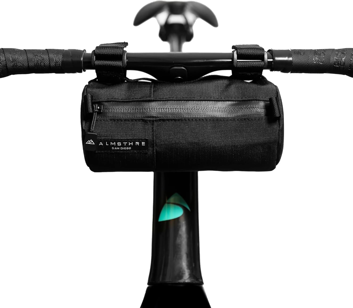 Simple Bar Bag – Midnight Black Soft-Shell Bike Handlebar Bag