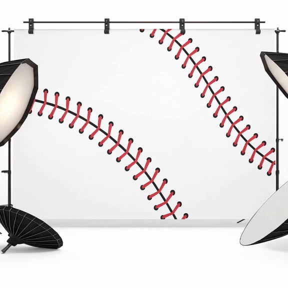 Simple Baseball Photography Backdrop 8x6FT, Lines Modern Sports Photo Backdrops, Background for Photography Studio Photo Studio Background, Back Drop for Photoshoot