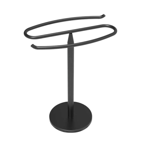 Simple Bath Towel Stand, Hand Towel Hanger,Desk Towel Holder, Stainless Steel Bathroom Towel Rack for Countertop Hotel Kitchen