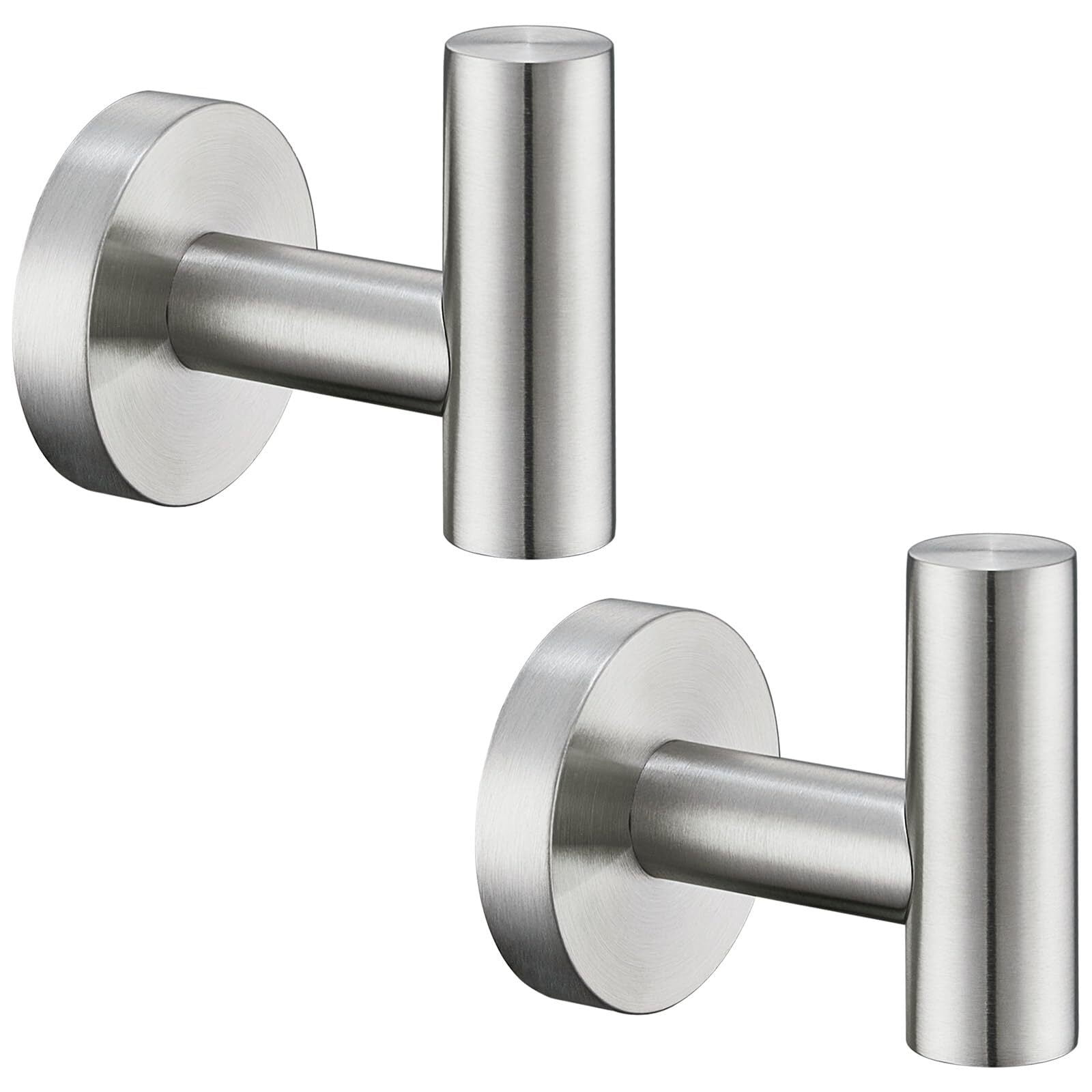 Simple Bathroom Towel Hook 2 PCS, SUS304 Stainless Steel Bath Robe ...