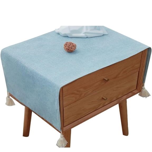 Simple Bedside Table Cover Cloth nightstand Tablecloth Cover Small Square Tablecloth Suitable for end Table Side Table Cabinet