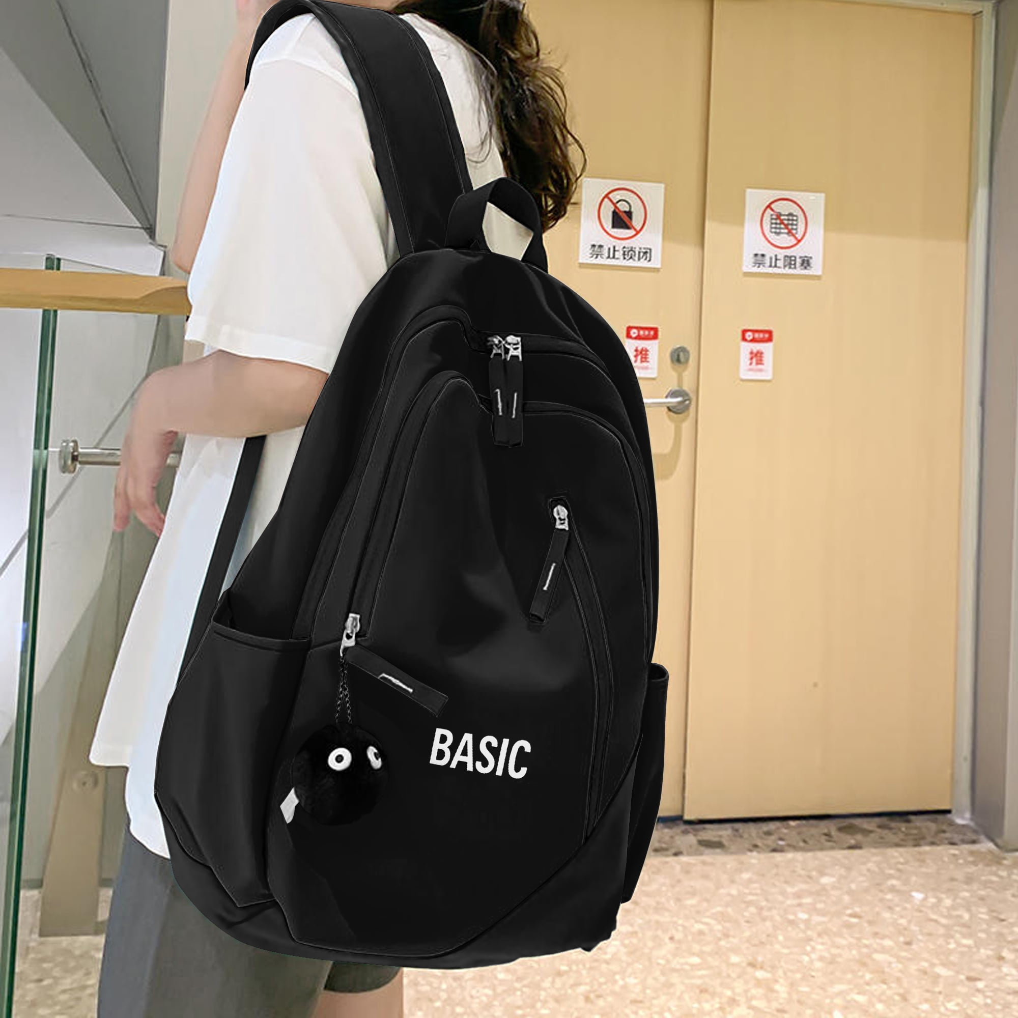 Middle School Backpack for Teen Girls College Student High School Bag Women  Bookbag Casual Campus Korean Bagpack