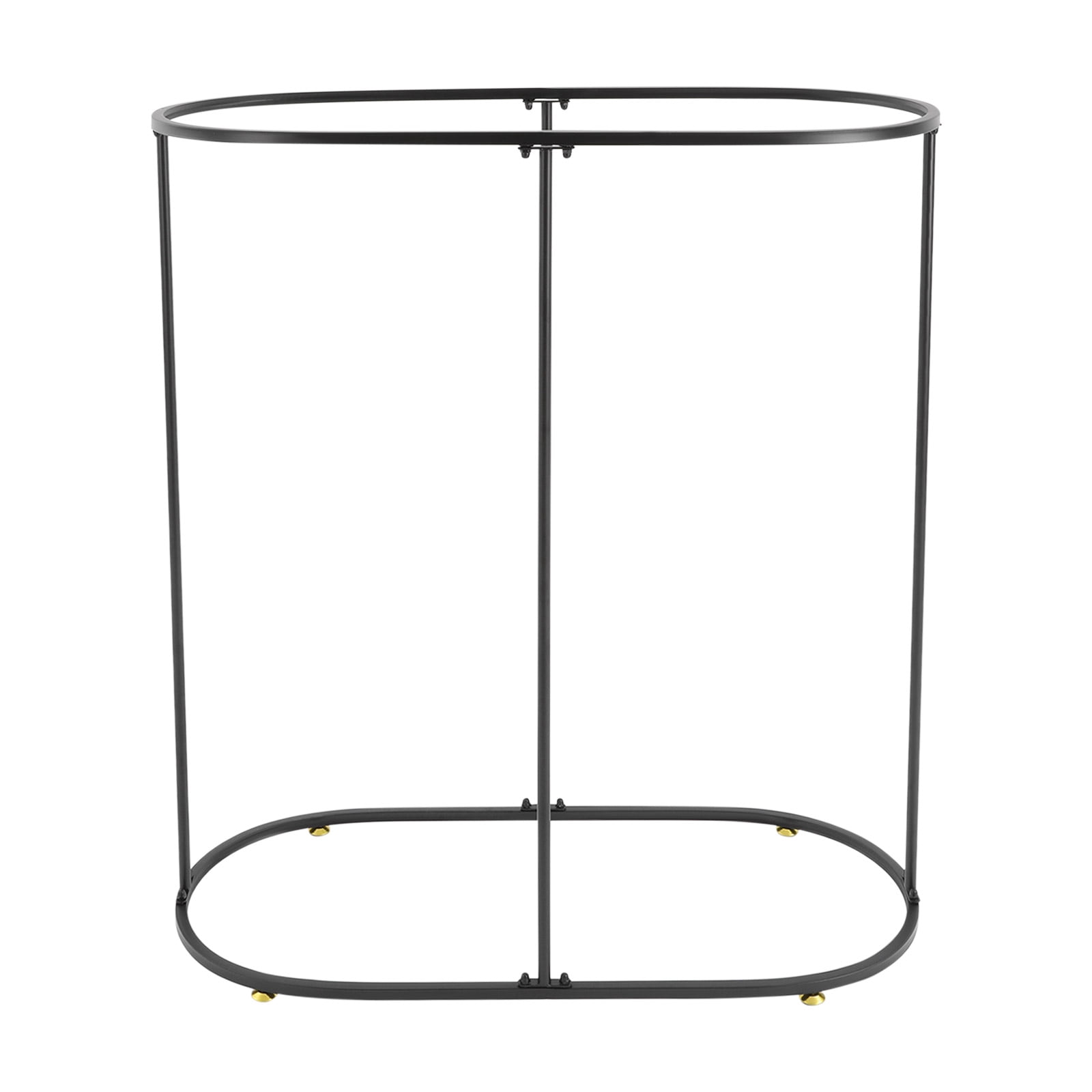 Oval Shape Rack For Shop Simple Black Clothes Display Rack Iron Oval Garment Rack Commercial ...
