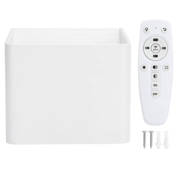 Simple Bluetooth 2.4G Home/Office Lamp, AC 170-245V, White Shell 20W 3-Temp LED Wall Light