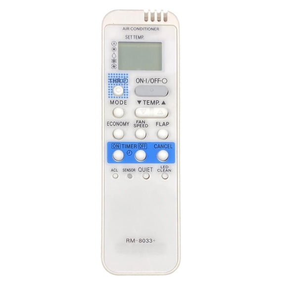 Simple Button Remote for RM8033+ Remote Controller Ergonomic Design Shock Quick Battery Access for Seniors