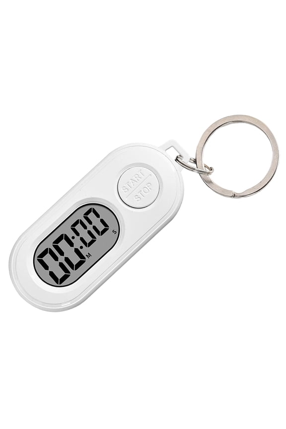 Simple Button Timer Keychain Easy Setup Countdown Family Daily Use