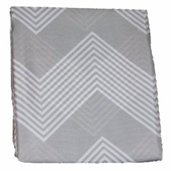 Simple By Design Gray Chevron Fabric Shower Curtain Bath Decor