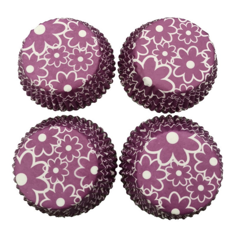 Simple Cake Paper Cup CupCake Baking Tools Greaseproof Paper Tray 100 ...