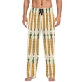 thumbnail image 1 of Simple Carrots Men's Lightweight Pajama Bottoms Stretch Elastic Waist Side Pockets Spring Fall, 1 of 7
