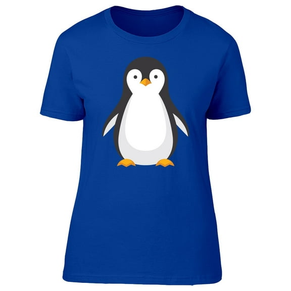 Simple Cartoon Penguin Tee Women's -Image by Shutterstock