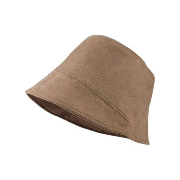 Simple Casual Bucket Hat Outdoor Cap Summer Travel Irregular Brim Solid Color Beach Sun Hat Unisex Couple Hat