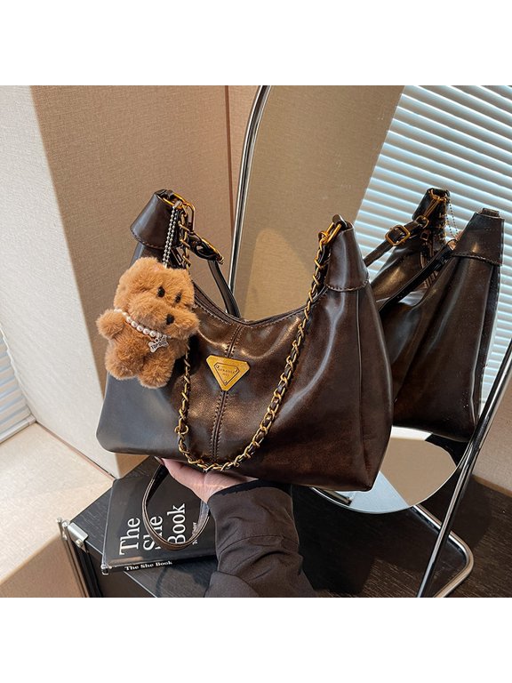 Simple Casual Dumpling Bag New Large Capacity Shoulder Bag