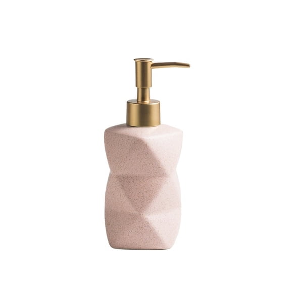Simple Ceramic Lotion Pump Bottle 300ml Bathroom Shower Gel Soap Dispenser