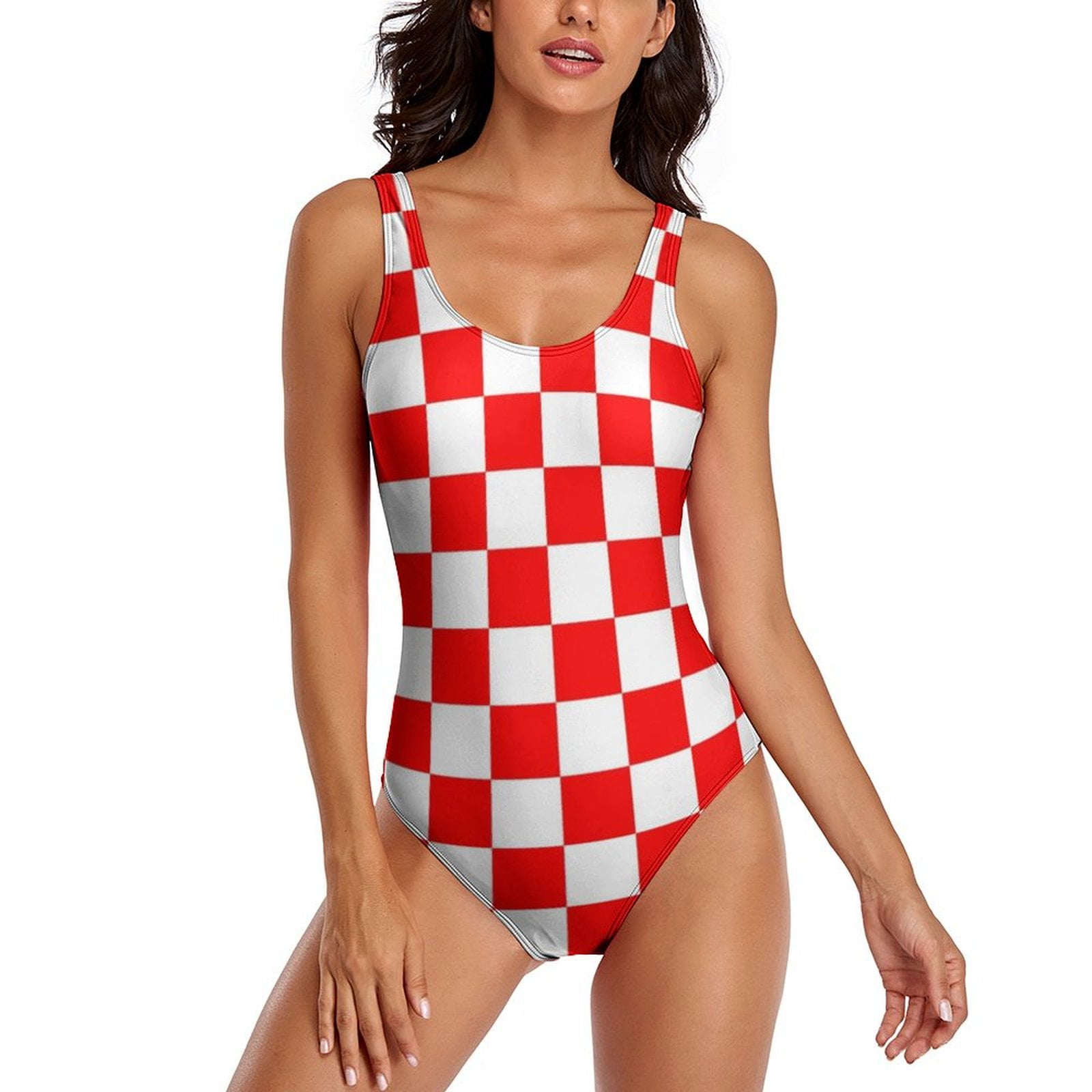 Boardwalk Baby Checkered One Piece Swimsuit main image 1