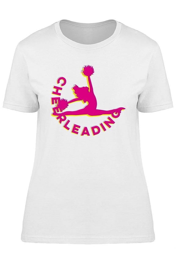 Simple Cheerleading Graphic T-Shirt Women -Image by Shutterstock, Female Large