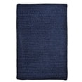 thumbnail image 1 of Simple Chenille Navy Braided Rug, 1 of 8