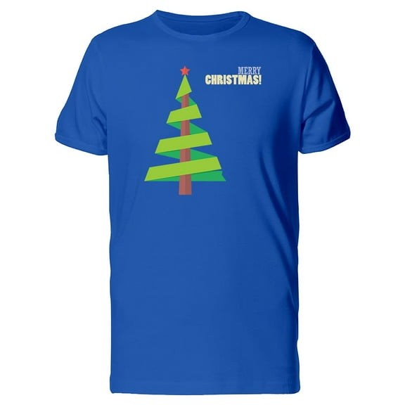 Simple Christmas Tree T-Shirt Men -Image by Shutterstock, Male Small