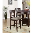 thumbnail image 1 of Simple Classic Woden Dining High Chairs Cushions Seats Wooden Set of 6 Chairs Brown Finish Dining Room Furniture, 1 of 8