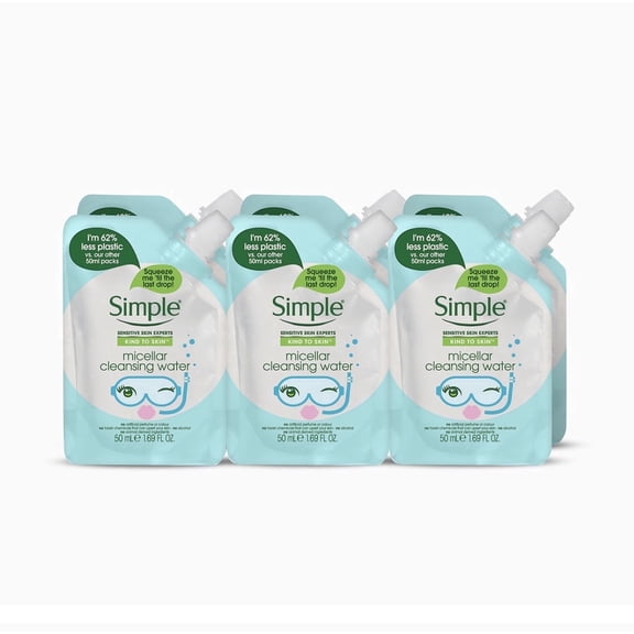 Simple Cleansing Water Micellar Travel Size 6 PK