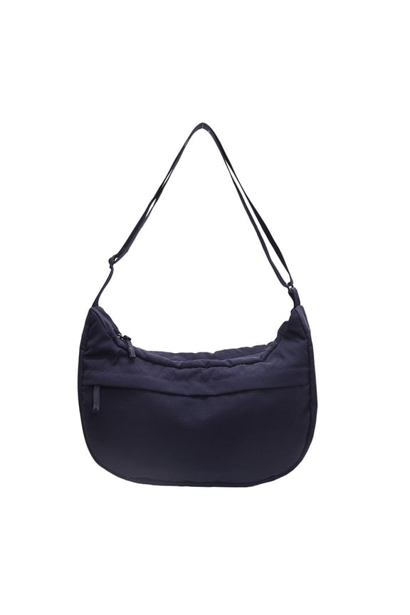 Simple Cloth Bag, Versatile Crossbody Bag, Nylon Cloth Dumpling Bag, Large-capacity Fashion Shoulder Bag for Students in Class