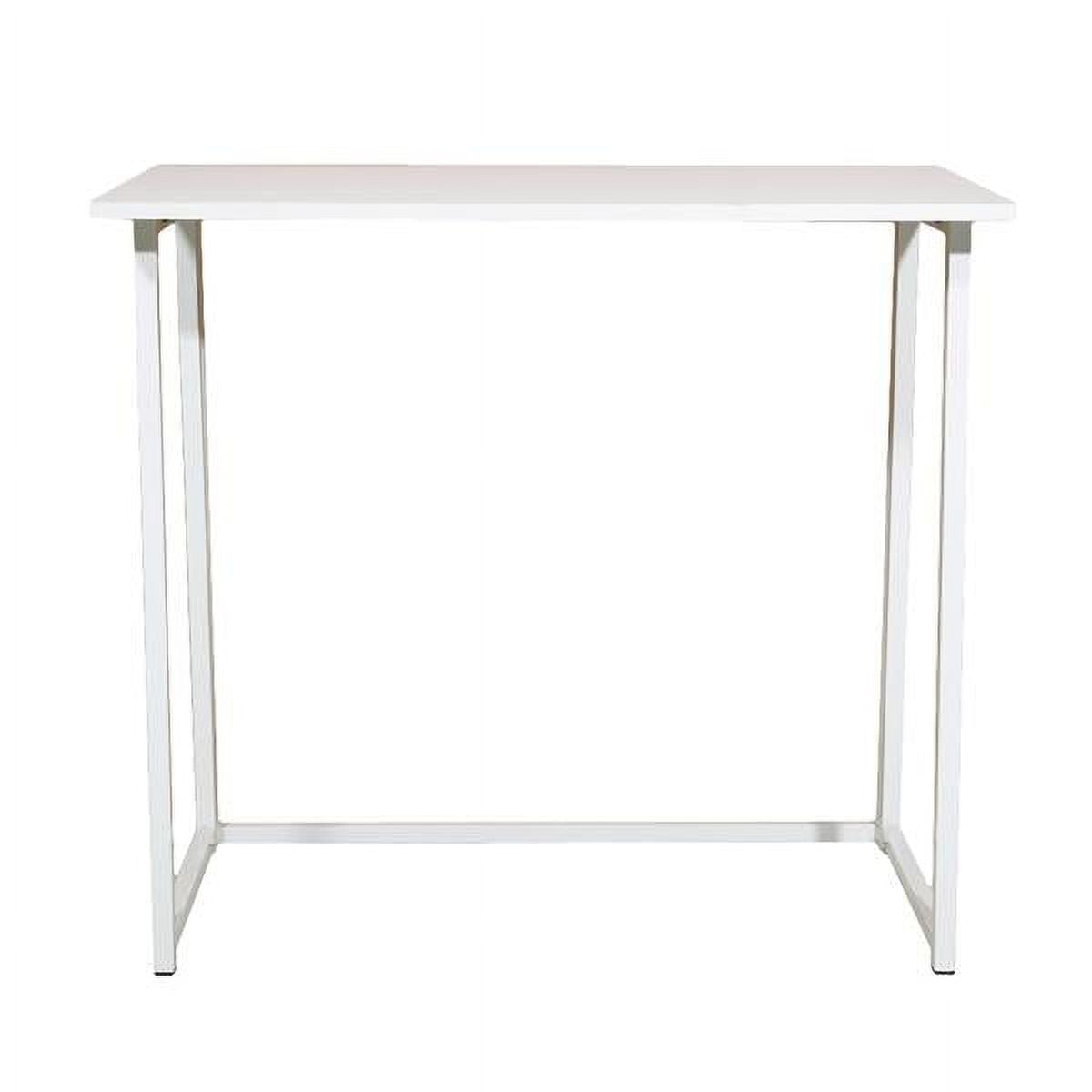 Simple Collapsible Computer Desk White