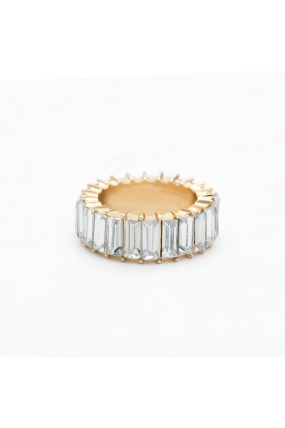 Simple Color Wild Square Zircon Ring Women