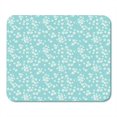 thumbnail image 1 of Simple Colorful Little Cute Pattern in Small Flower White Blue Ditsy Floral The Elegant Pretty Flora Mousepad Mouse Pad Mouse Mat 9x10 inch, 1 of 3