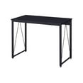 thumbnail image 1 of Simple Computer Desk, 35inch Home Office Desk with Metal Base and Spacious Tabletop, Writing Desk for Office Bedroom and Study, Black, 1 of 4