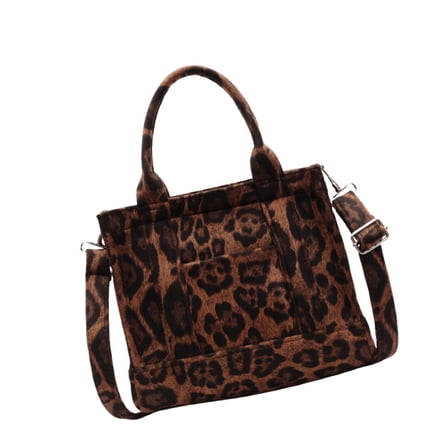 Simple Crossbody Bag for Women Trendy Shoulder Bag Leopards Pattern Daily Handbag Purse Top Handle Bag Dating Bag