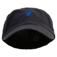 thumbnail image 1 of Simple Crow Logo Embroidered Big Size Fitted Ripstop Cotton Military Army Cap - Black XL-2XL, 1 of 5