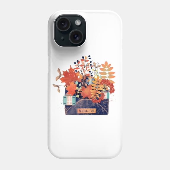 Simple Cursive Welcome Fall Autumn Season Compatible Phone Case for ...