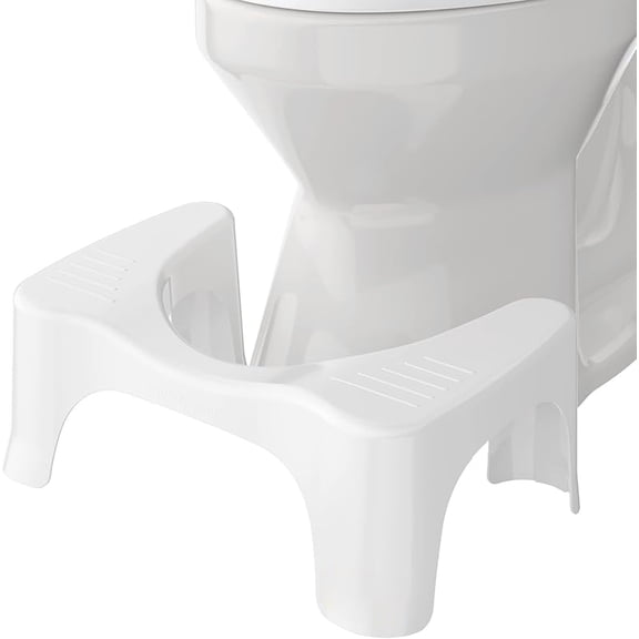 Simple Curve Toilet Stool, Ergonomic Design for Comfort & Support, Ideal for Squatting Position