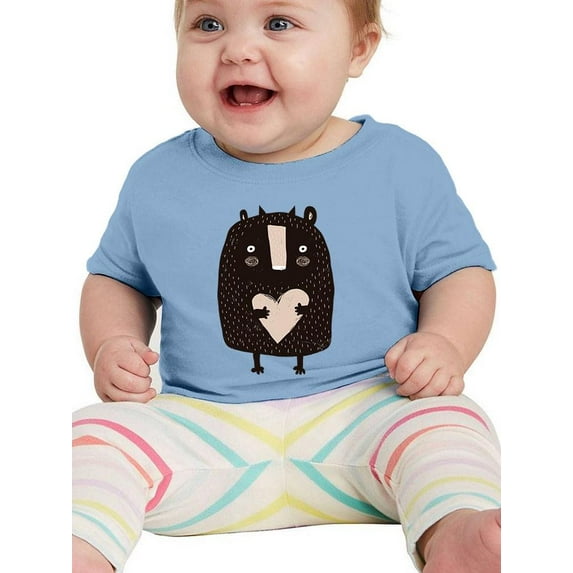 Simple Cute Doodle Monster T-Shirt Infant -Image by Shutterstock, 24 Months