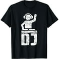 thumbnail image 1 of Simple DJ Stuff Deejay Logo Distressed DJ T-Shirt, 1 of 3